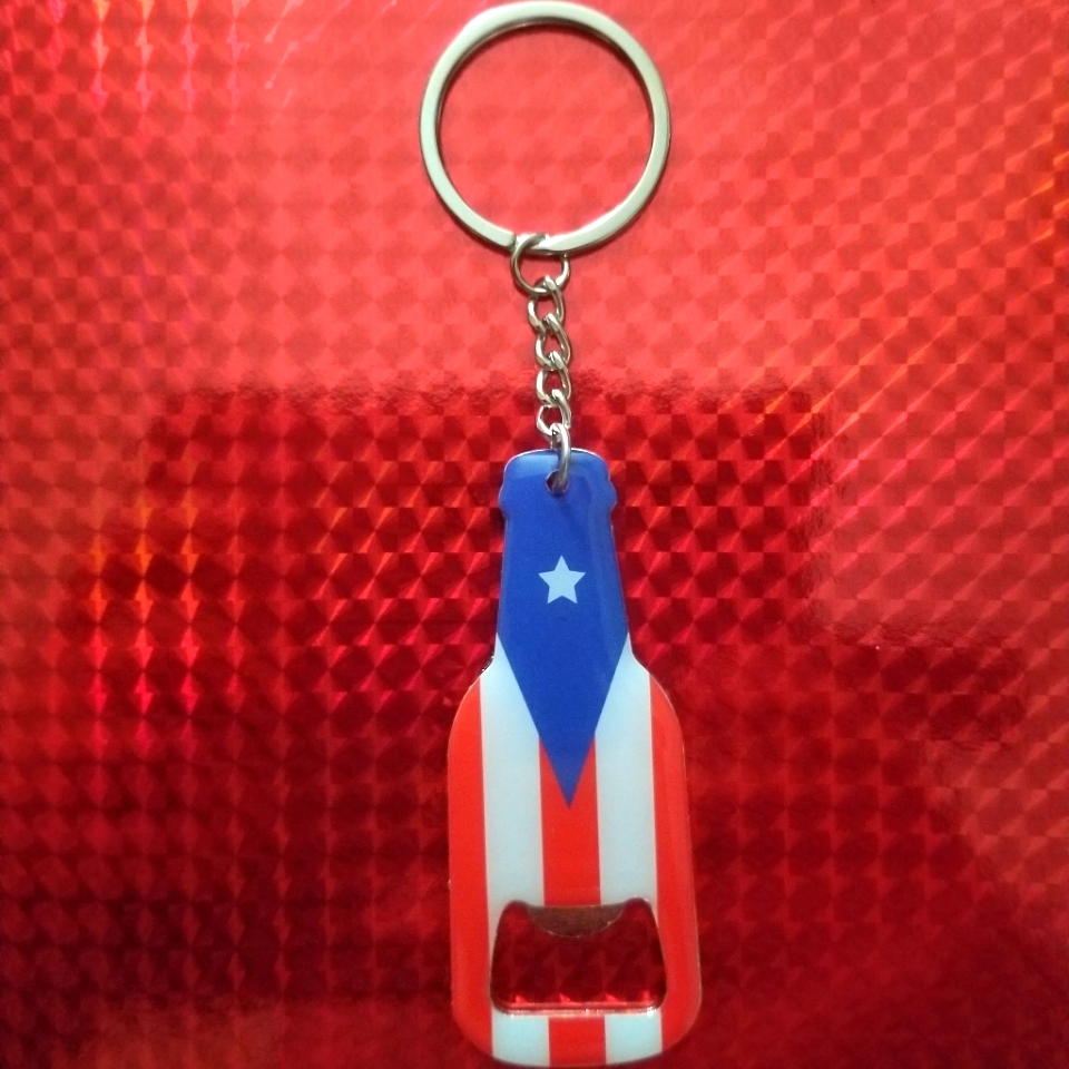 Puerto Rican Keychain Bottle Openers 11 Pieces